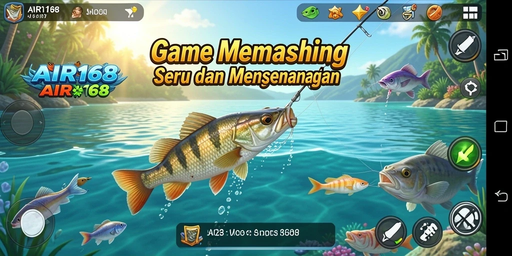 Tangkapan ikan yang beragam dan gameplay memancing yang menantang.