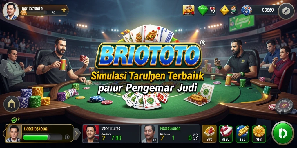 Screenshot gameplay BRIOTOTO menampilkan fitur taruhan interaktif.