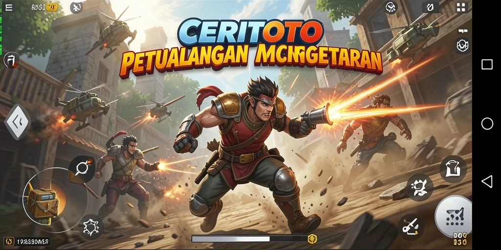Screenshot CERITOTO menampilkan aksi seru dalam gameplay yang mendebarkan.