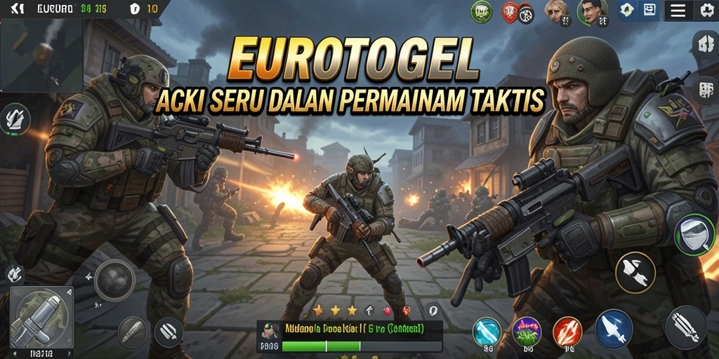 Tampilan seru dari gameplay aksi EUROTOGEL dengan pertarungan yang intens.