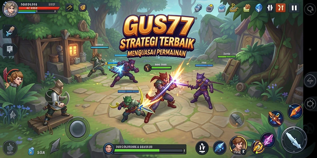 Tampilan gameplay GUS77 yang menegangkan dalam pertarungan strategis.