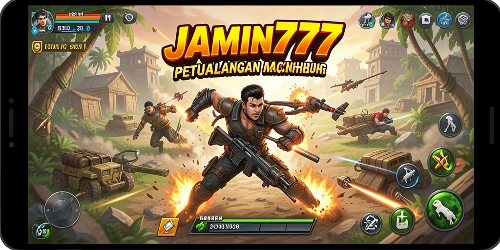 Tangkapan layar menampilkan aksi seru dalam game JAMIN777.
