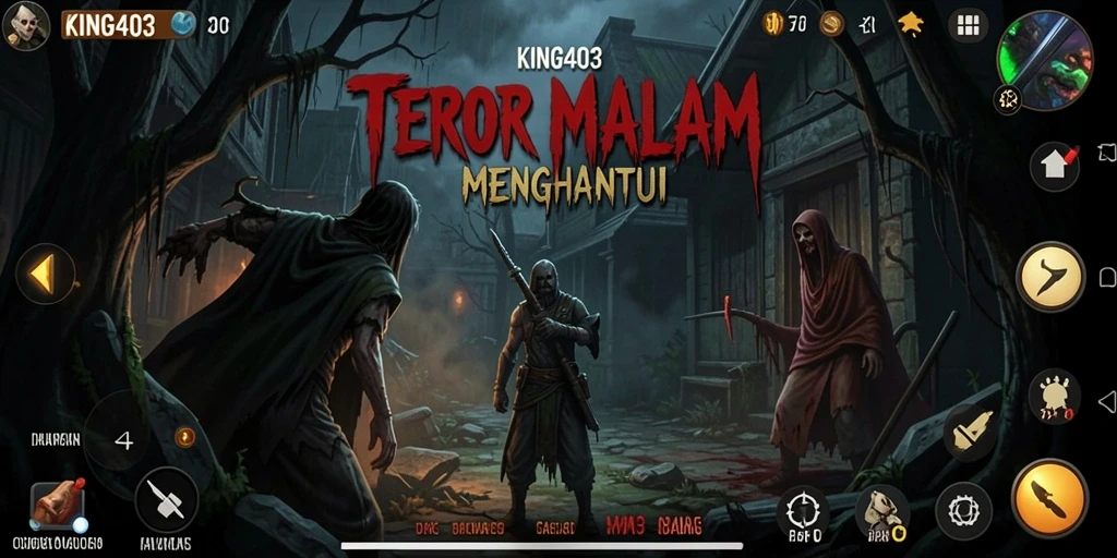 Gameplay menegangkan dengan atmosfer mencekam di KING403.