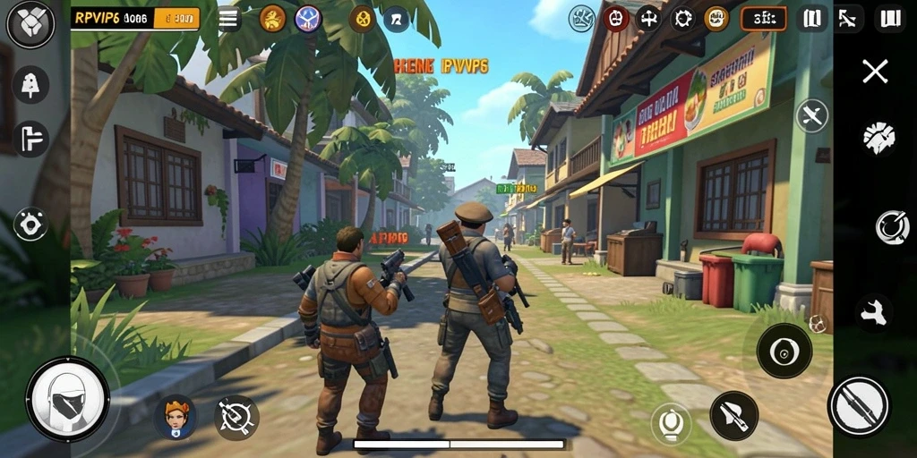 Tampilan gameplay RPVIP6 menampilkan interaksi karakter yang mendalam.