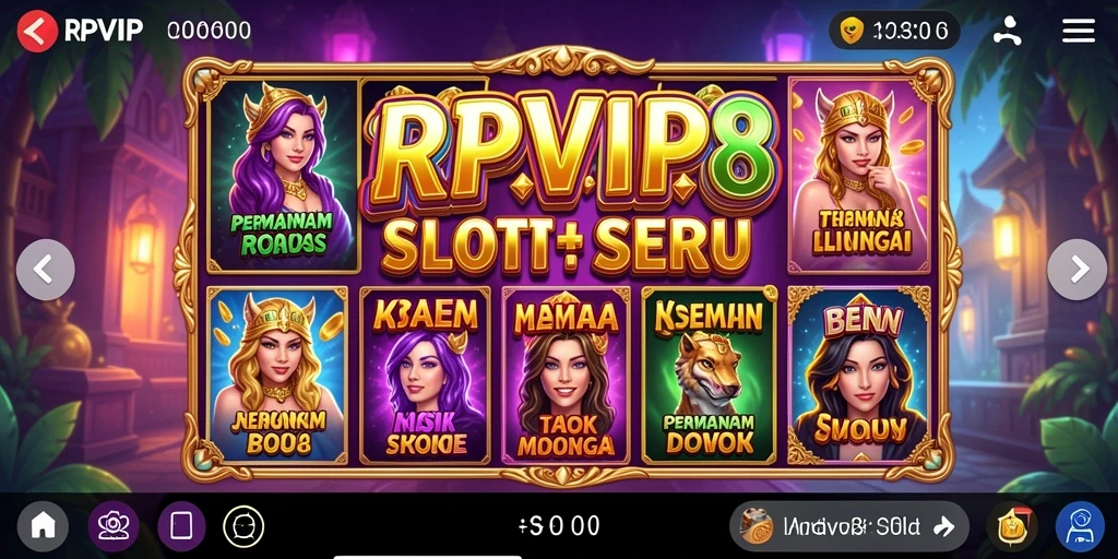 Tangkapan layar RPVIP8 menunjukkan gameplay Slot yang mengasyikkan.