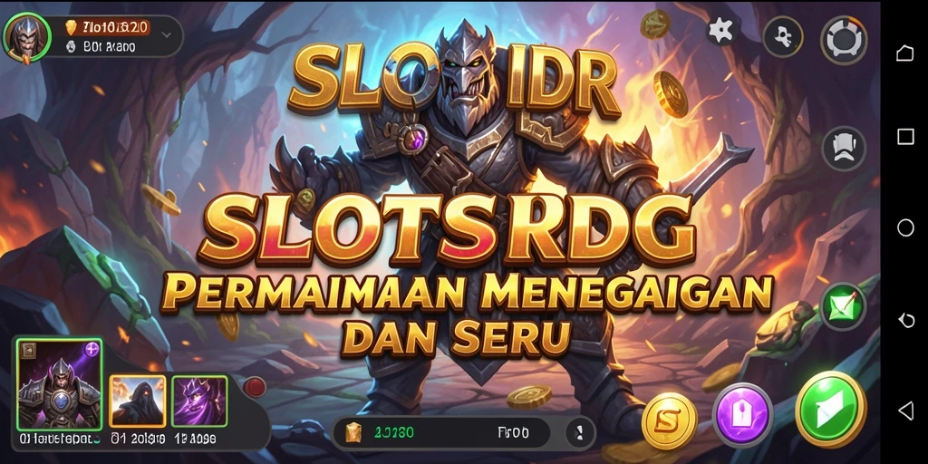 Tampilan gameplay RPG yang indah dan memukau di SLOTSIDR.