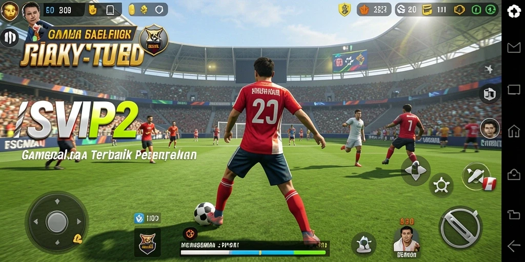 Tampilan gameplay SVIP2 yang menampilkan aksi olahraga seru.