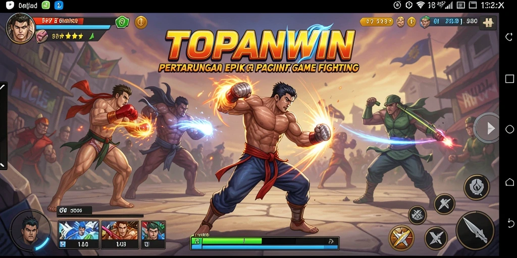 Gameplay dinamis dan seru dalam TOPANWIN yang penuh aksi.