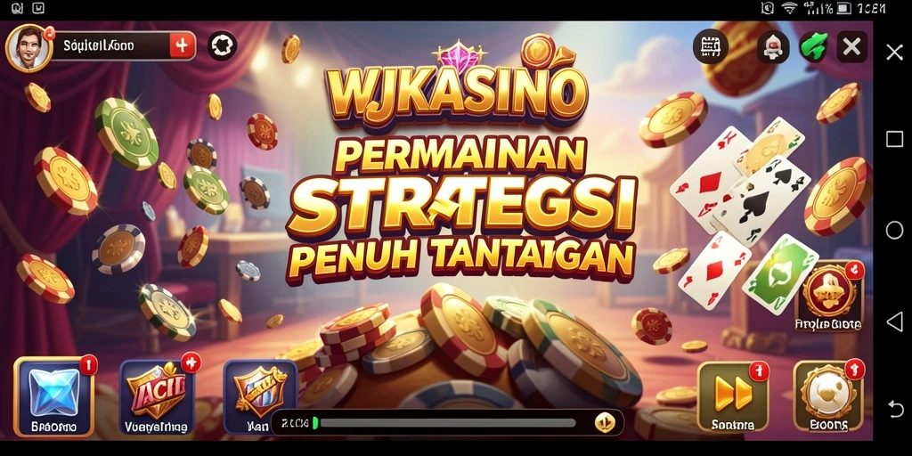 Tampilan gameplay seru dan menegangkan dari WJKASINO.